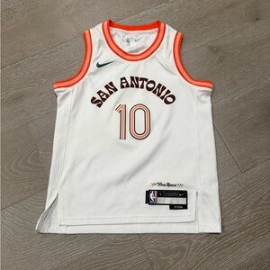 Nike San Antonio Spurs Jeremy Sochan city edition youth jersey size small S